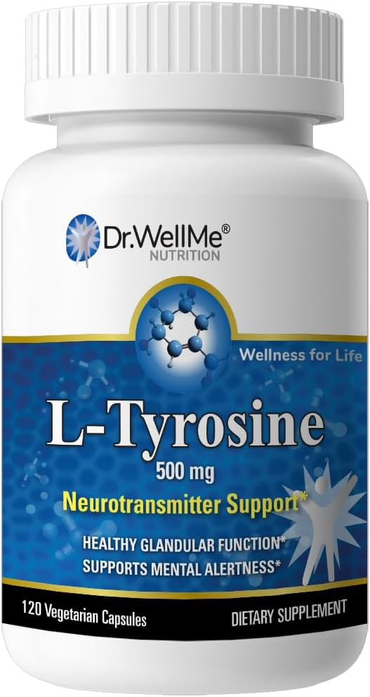 L-Tyrosine 500mg Capsules – 120 Count.