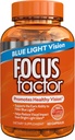 Focus Factor Blue Light Formula (60 Count) - Vitamines oculaires avec support de filtration de lumière bleue - Lutéine et supplément zéaxanthine avec vitamine C, vitamine E, Lutemax 2020® - Promouvoir la santé des yeux