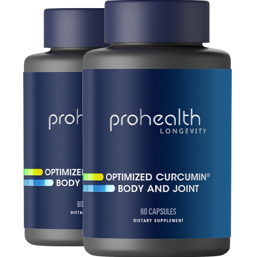 ProHealth Body & Joint - Curcumin Longvida optimisé (60 gélules de légumes) (2-pack)