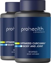 ProHealth Body & Joint - Curcumin Longvida optimisé (60 gélules de légumes) (2-pack)