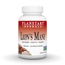 Planétaires Herbals Lion's Mane, pour Mémoire, Focus et Mood*, 1000 mg - 60 Capsules Vegan