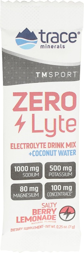 Recherche sur les minéraux traces Berry Salty Lemonade Zérolyte SGL, 0,25 Oz