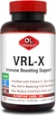 Olympians Labs VRL-X Support immunitaire avancé, vitamine C, zinc et lysine, mai aide au soulagement des plaies froides, 120 capsules