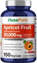 NusaPure Apricot 20:1 Extract, 1000 mg Equivalent to 20,000mg 150 Veggie Capsules (Vegan, Non-GMO)