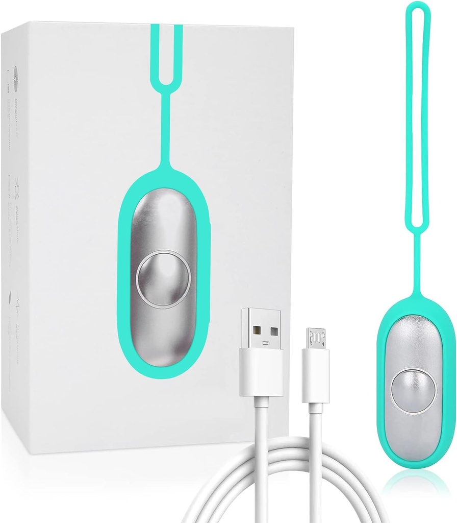 Instrument d'aide au sommeil, dispositif d'insomnie portatif, machine d'aide au sommeil USB pour améliorer le sommeil, l'anxiété de pression (Lime)