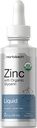 Horbäach gouttes de zinc liquide de 2 Oz avec glycérine biologique de légumes, sans OGM, supplément sans gluten