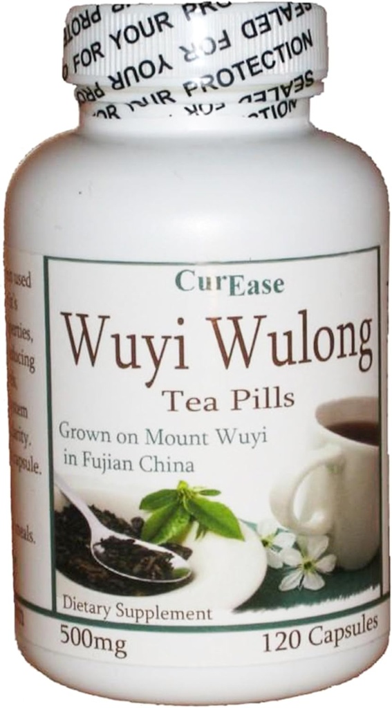 Wuyi Wulong Tea Capsules 500mg 120 Capsules 60 Servings