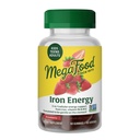 Megafood Iron Energy Gummies, supplément de fer pour les femmes, les hommes, les adolescents et les enfants avec vitamine B12 et B6, vitamines, de The Makers of Blood Builder Supplement, Fraise Flavor, 60 Comte