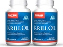 Formules de Jarrow Huile de krill - 60 Softgels - Complexe Phospholipide Oméga-3 avec Astaxanthine - Peut soutenir la gestion des lipides, la fonction cérébrale et le métabolisme - 30 portions