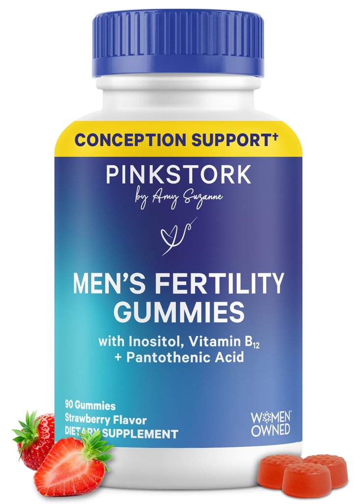 Supplément de fertilité pour les hommes - Vitamines prénatales masculines, soutien de la conception pour lui - Santé reproductive, équilibre hormonal et motilité - 90 Compte
