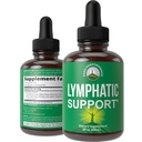 Drainage lymphatique gouttes. Sans sucre 7-en-1 Lymph Detox et Cleanse Support. Supplément végétalien avec Echinacea, Blossom de trèfle rouge, racine de dard, Cleavers Herb, racine de réglisse, et plus encore!
