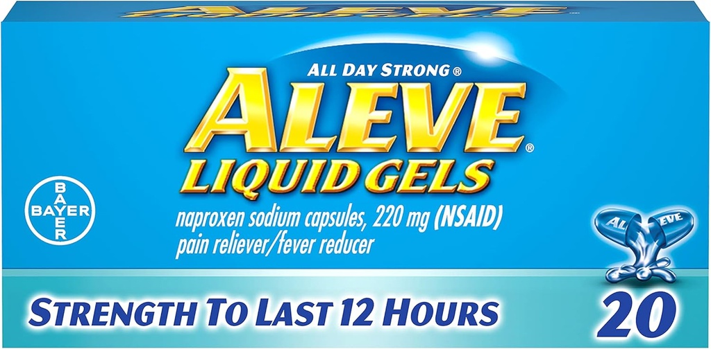 Gels liquides Aleve 20 ea (paquet de 4)