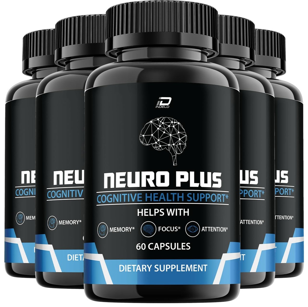 Supplément Cerveau Neuro Plus, NeuroPlus pour la Formule Mémoire, Nero Plus PQQ pour réduire les effets négatifs du brouillard cérébral, fonction cognitive Neuro+, Nuero Plus Reviews (5 Pack - 300 Capsules)