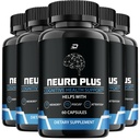 Supplément Cerveau Neuro Plus, NeuroPlus pour la Formule Mémoire, Nero Plus PQQ pour réduire les effets négatifs du brouillard cérébral, fonction cognitive Neuro+, Nuero Plus Reviews (5 Pack - 300 Capsules)