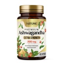 Construit par nature Ashwagandha 2100mg Extra Strength Stress Relief & Mood Support avec extrait de poivre noir pour absorption maximale - Non-OGM, végétalien, sans gluten - 60 capsules
