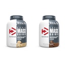 Dymatize Super Mass Gainer Protéines Poudre 52g Protéines 1280 Calories 6 Pound Gourmet Vanille et Chocolat Rich (Pack de 2)