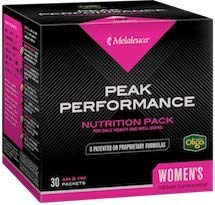 Melaleuca Peak Performance Nutrition Pack, Formule pour femmes, 30 AM & PM Packets