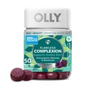 Flawless Complexion Gummy, Clear and Healthy Skin Support, Vitamines E, A, Zinc, Supplément à croquer, Berry - 50 Compte (paquet de 1)
