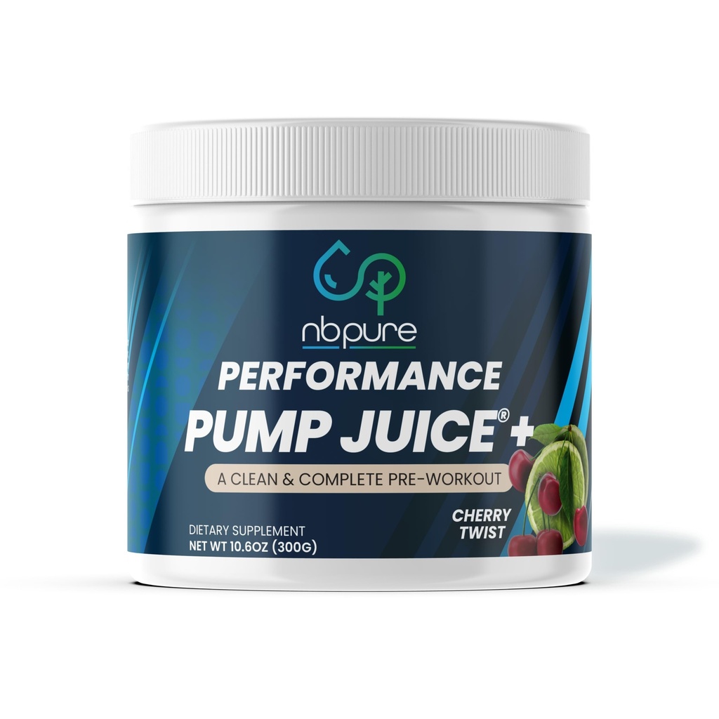 nbpure Pump Juice+ Pre Workout–Énergie, pompes, focus pour les femmes et les hommes–caféine, BCAA, glutamine, oxyde nitrique, acide alphalipoïque– Rien d'artificiel