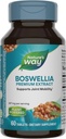 Nature's Way Boswellia Premium Extract, soutient la mobilité mixte*, 307 mg Boswellia serrata Extrait par service, supplément d'encens, sans gluten et végétalien - 60 comprimés (paquetage May Vary)