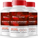 Glyco Vantage Capsules - Premium GlycoVantage Formula Officielle Glyco Optimizer, soutient un mode de vie sain - Force maximale Tous les pilules naturelles pour des niveaux stables, Glyco Vantage Avis (3 Pack)