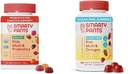 SmartyPants Enfants Multivitamine Gommies Bundle: Probiotiques organiques, Omega 3, Vitamines D3, C, B12, B6, A, K & Zinc Immunis Support, sans sucre Fraise Banane, 164 Compte