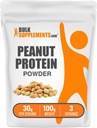BulkSupplements.com Poudre de protéines d'arachide - Farine d'arachide, poudre de protéines d'arachide - Farine de protéines d'arachide, sans gluten, 30g par portion, 100g (3.5 oz) (paquet de 1)