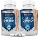 Laboratoires justifiés (2 Pack) Fungus Défendre Max Pills 40 Million CFU Probiotique 120 Capsules
