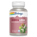 Solaray CircuLegs avec extrait de châtaigne de cheval, Gotu Kola, balai de boucher, et plus, la circulation et le soutien de la veine pour les jambes saines, garantie de 60 jours, vérification de laboratoire (60 Serv, 120 VegCaps)