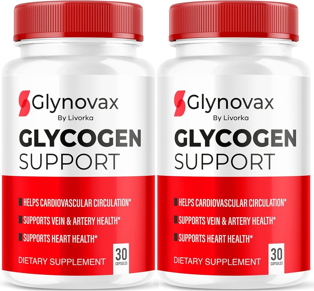 (2 Pack) Pills Glynovax, Pills Glinovax All-Natural Support, Glinovax Formule Avancée Officielle, Glinovax pour la Santé Optimale, Pills Glinovax Support Reviews, 60 Capsules pendant 2 mois