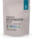 Le Functionniste Mélange de Champignons Biologiques de Champignons Biologiques Supplément Poudre de Champignons Biologiques de 10 Champignons Mélange puissant Gut, Complexe de Champignons Énergie