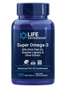 Extension de vie Super Omega-3 EPA/DHA avec sésame Lignans et extrait d'olive, 120 comte