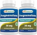 Meilleurs produits naturels Pregnénolone 30 mg 120 comprimés (120 Nombre (paquet de 2))