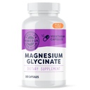 VIMERGY Magnésium Glycinate – Stress Support – Chelated to Evit Tummy Upset*– Promote la santé cardiaque et l'énergie*– Kosher, Vegan sans gluten – 180 capsules