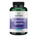 Taurate de magnésium de Swanson - Supplément minéral - Formule naturelle de magnésium et de taurine (120 comprimés, 100mg chacun)