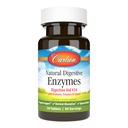 Carlson - Enzymes digestifs naturels, aide digestive #34 avec protéase, Amylase et lipase, support digestif, absorption nutritive et bien-être optimal, 50 comprimés