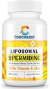 30mg supplément de spermidine pour les hommes et les femmes, haute absorption, plus de potentiel que la spermidine 3HCL - pour le renouvellement cellulaire, la longévité et la cognition, extrait de germe de blé fermenté, pur et naturel, 60 Softgels
