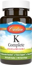 Carlson Labs K Complete Softgels, 90 Compte