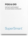 Supersmart - PQQ & Q10 (CoQ10) - Antioxydant puissant utilisé pour protéger les mitochondries jusqu'à 20% pour les cellules vieillissantes.