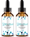 NutraRize (paquet de 2 gouttes MindQuell, formule de soutien tout naturel, supplément Premium pour soutenir le focus et la concentration, revue officielle Mind Quell Gotas (60 services)
