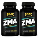 SNAC ZMA The Original Sleep & Recovery Supplement - Supports Muscle Recovery, Restful Sleep, Relaxation, Stress Relief and Immune Support with Magnesium, Zinc & Vitamin B6, 90 Veggie Capsules, 2 Pack