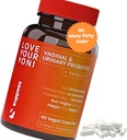 Probiotiques vaginaux et prébiotiques pour les femmes - Soutien Santé vaginale et équilibre du pH - Probiotique pour les femmes pour la vaginose bactérienne - Soins pour les femmes et les vaginaux - 60 capsules