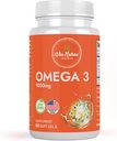 Huile de poisson EPA et DHA EPA non-OGM 60 Softgels
