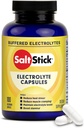 Capsules d'électrolyte SaltStick avec Pills de sel de vitamine D. avec des électrolytes pour la course, la nutrition sportive d'endurance, les suppléments de course.