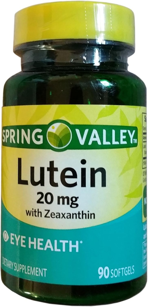 Spring Valley - Lutéine 20 mg, 90 Softgels
