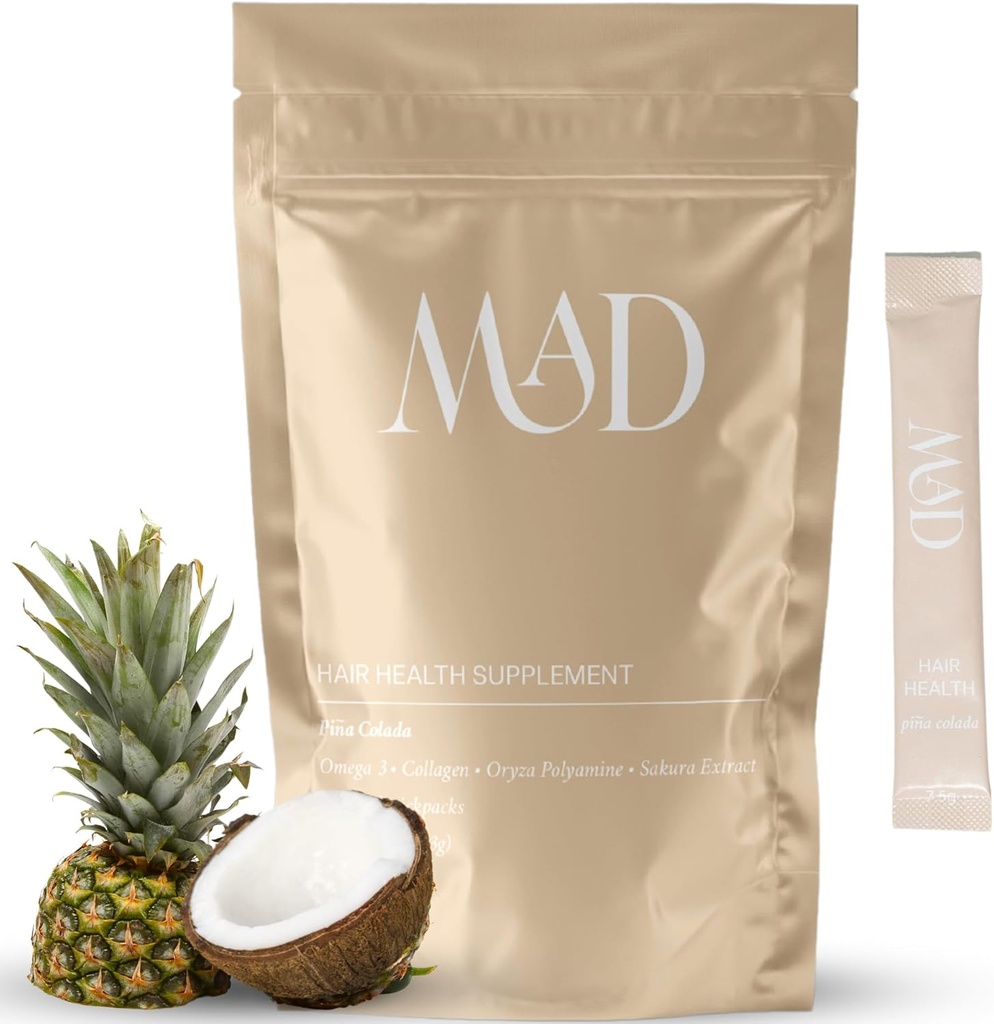 Supplément de perte de cheveux post-partum : Ingrédients sûrs Collagène, Graine de citrouille, Omega-3 Cavalier.