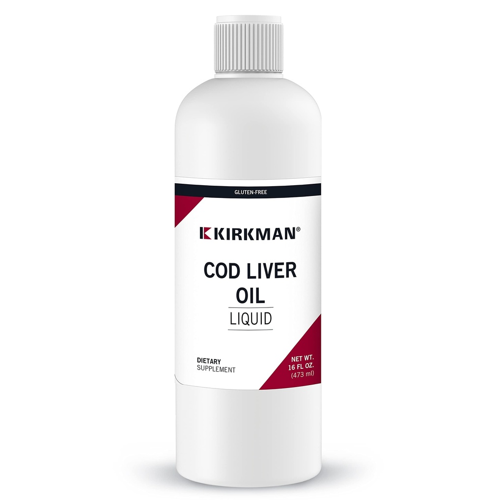 Kirkman Cod Huile de foie liquide - Sans saveur 16oz.