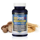 American BioSciences ImmPower Plus, AHCC & Fermented Wheat Germ Extract Herbal Supplement, 550mg par capsule pour le soutien immunitaire, maintient l'activité des cellules tueuses naturelles, pack de 1, 60 capsules de légumes