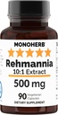 Extrait de Rehmannia 500 mg - 90 gélules - Rehmannia Glutinosa - 90 portions