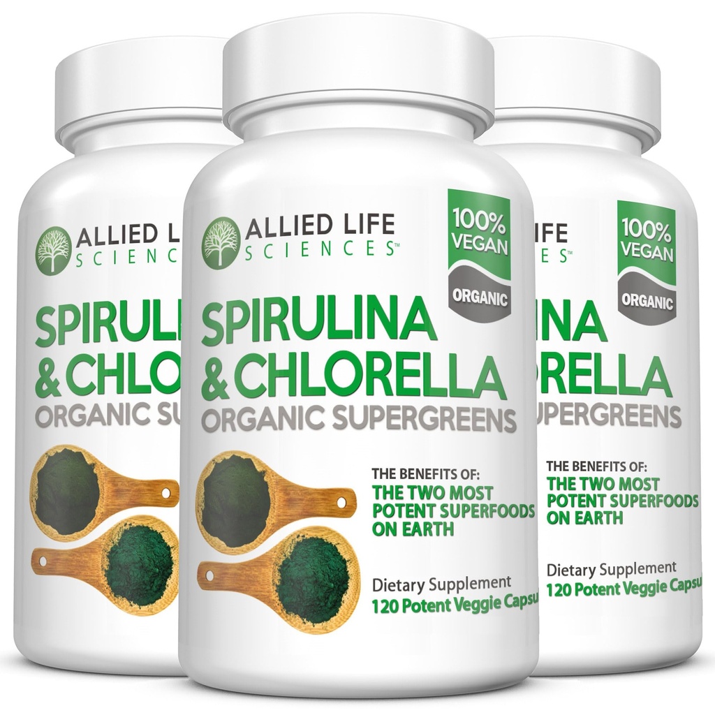 Allied Life Spirulina et Chlorella.
